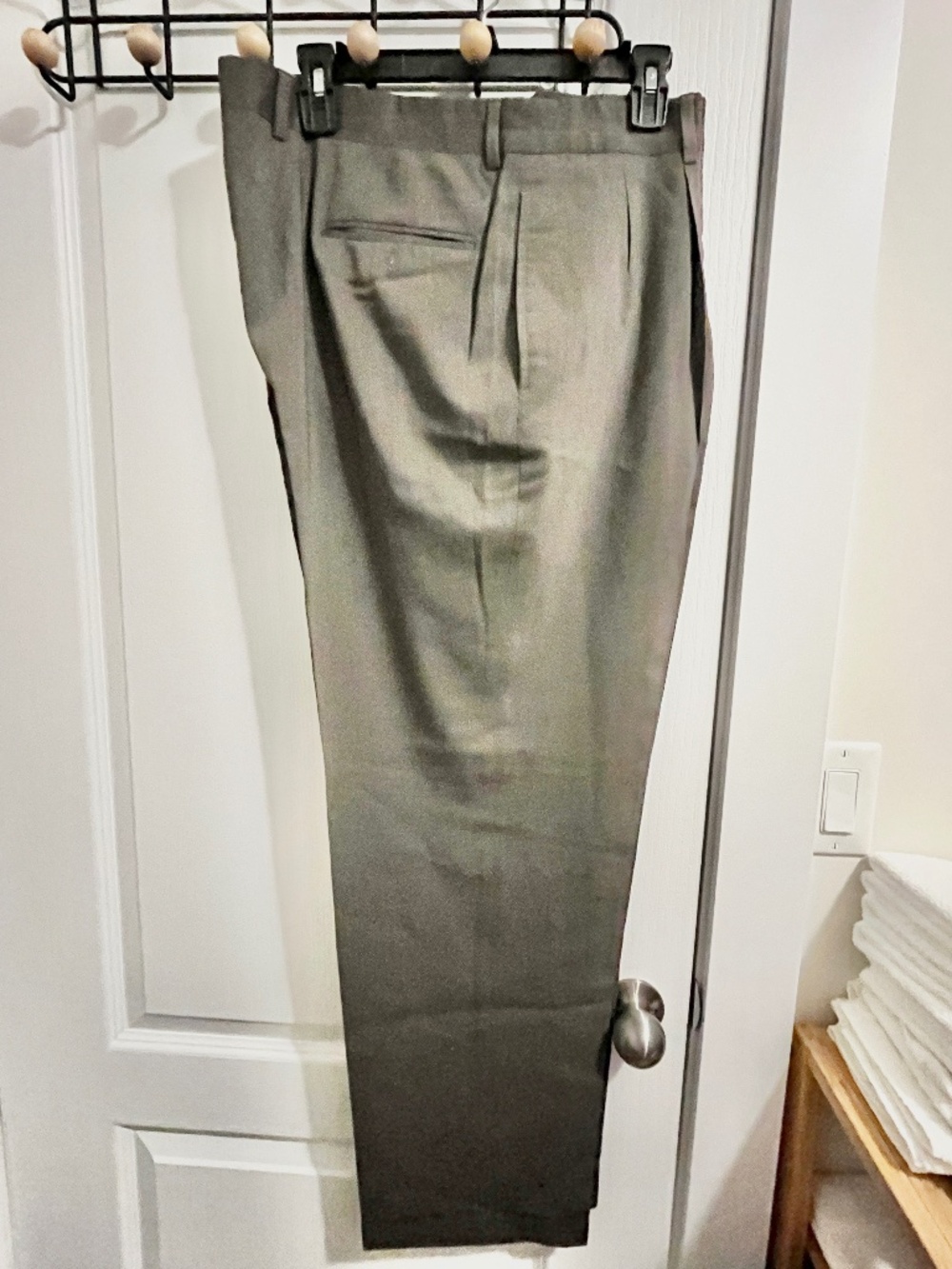 100%wool blend Italian Mens dress pants